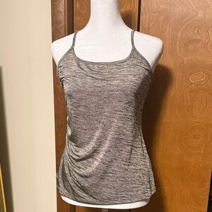 Express Women’s Heathered Gray Sleeveless Cami Top